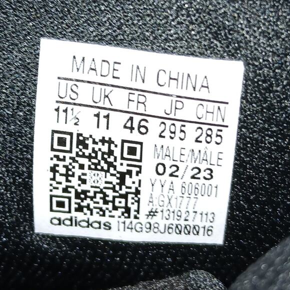 New Men's 11.5 adidas Nasty Torsion Team Black Football High Top Cleats GX1777 - Picture 6 of 9